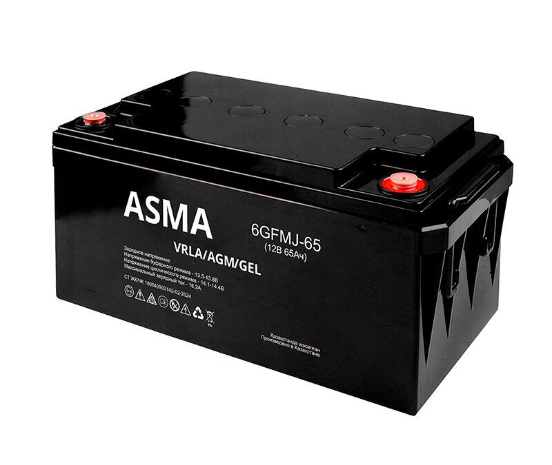 Аккумуляторная батарея AGM+Gel — 65 Ач